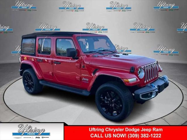 2022 Jeep Wrangler 4xe Unlimited Sahara 4x4 for sale in North Pekin, IL