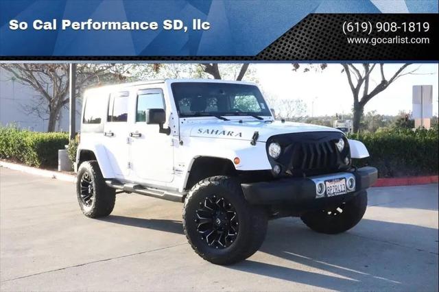 2018 Jeep Wrangler JK Unlimited Sahara 4x4 for sale in San Diego, CA