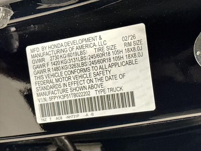 2026 Honda Ridgeline RTL