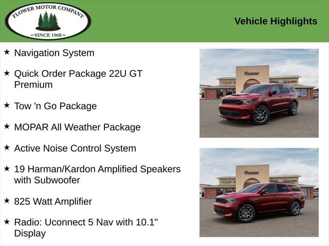 2026 Dodge Durango DURANGO GT PREMIUM AWD HEMI V8 2026 Dodge Durango DURANGO GT PREMIUM AWD HEMI V8