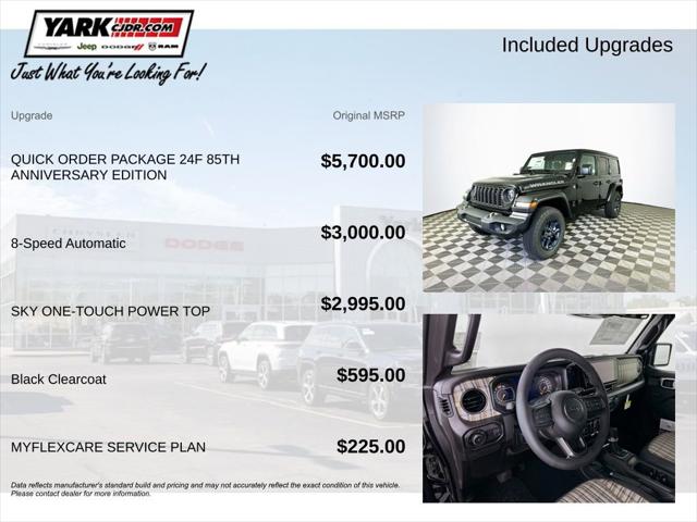 2026 Jeep Wrangler WRANGLER 4-DOOR 85TH ANNIVERSARY EDITION