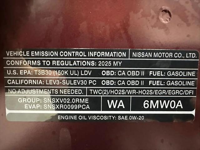 2025 Nissan Sentra SV