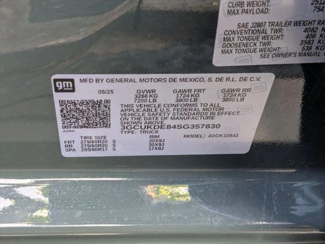 2025 Chevrolet Silverado 1500 4WD Crew Cab Standard Bed LT