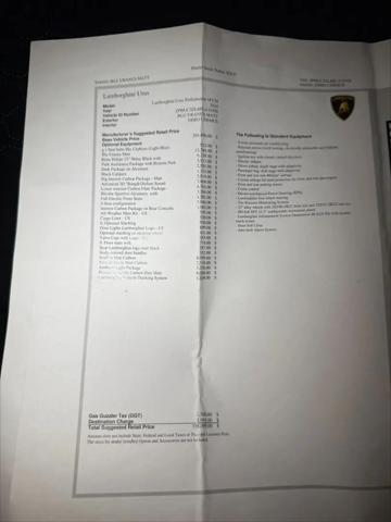 2024 Lamborghini Urus Performante