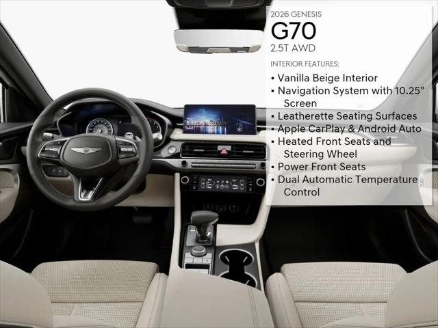 2026 Genesis G70 2.5T AWD