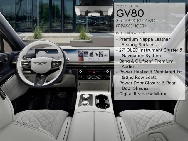 2026 Genesis GV80 3.5T Prestige AWD