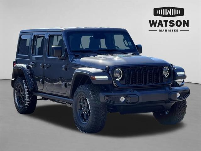 2026 Jeep Wrangler 4-Door Willys 4x4 for sale in Manistee, MI