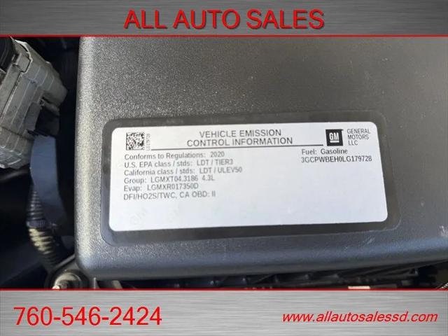 2020 Chevrolet Silverado 1500 2WD Crew Cab Short Bed Custom