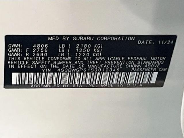 2025 Subaru Legacy Touring XT