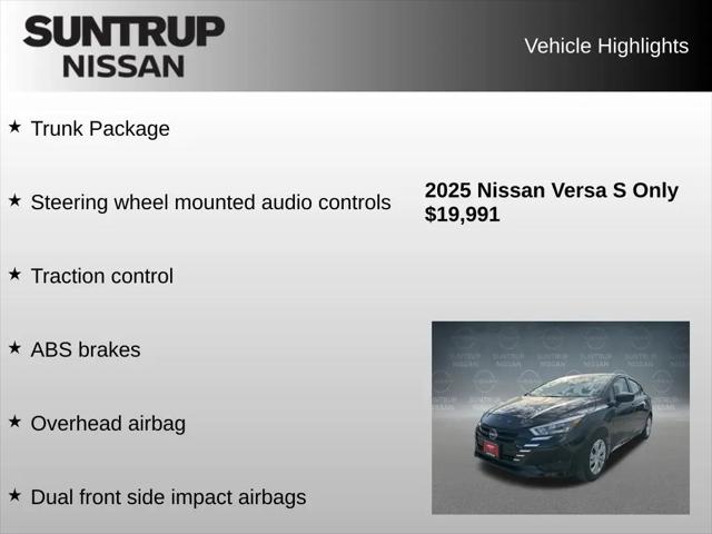 2025 Nissan Versa 1.6 S