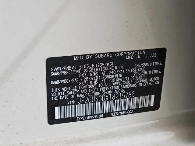 2026 Subaru Crosstrek Sport