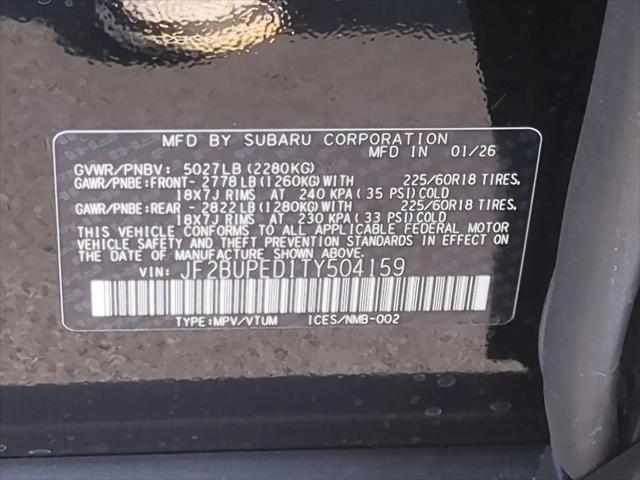 2026 Subaru Outback Touring