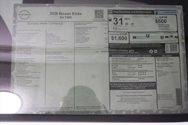 2026 Nissan Kicks SV