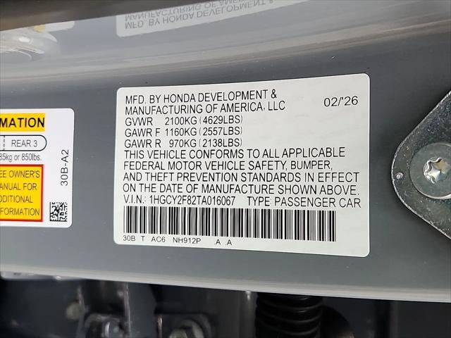 2026 Honda Accord Sedan Touring