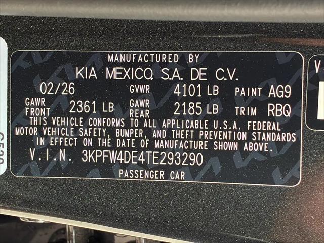 2026 Kia K4 GT-Line