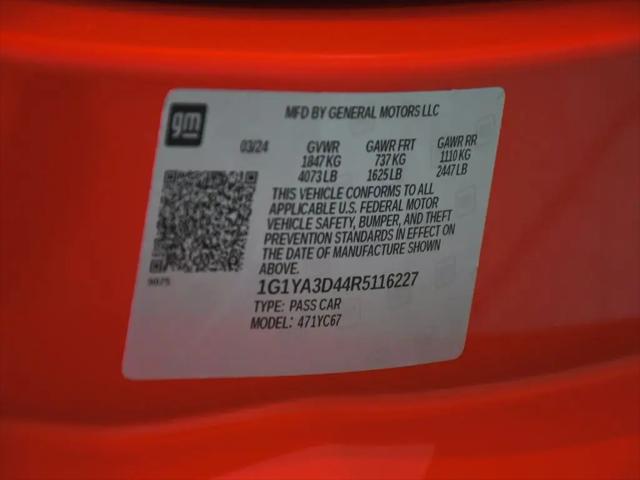 2024 Chevrolet Corvette Stingray RWD Convertible 1LT