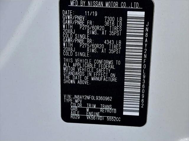 2020 Nissan Armada Platinum 2WD