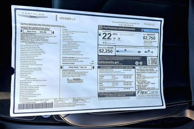 2026 Chrysler Voyager LX