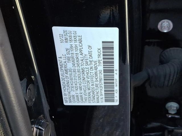 2023 Honda Ridgeline RTL
