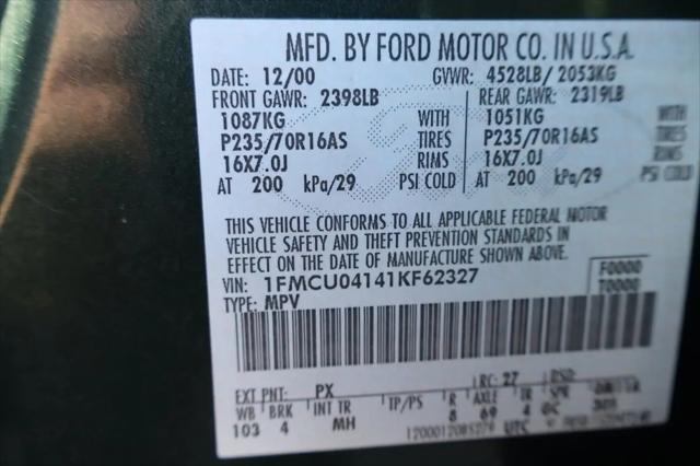 2001 Ford Escape XLT