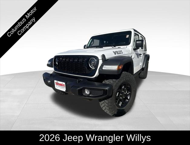 2026 Jeep Wrangler 4-Door Willys 4x4 for sale in Columbus, NE