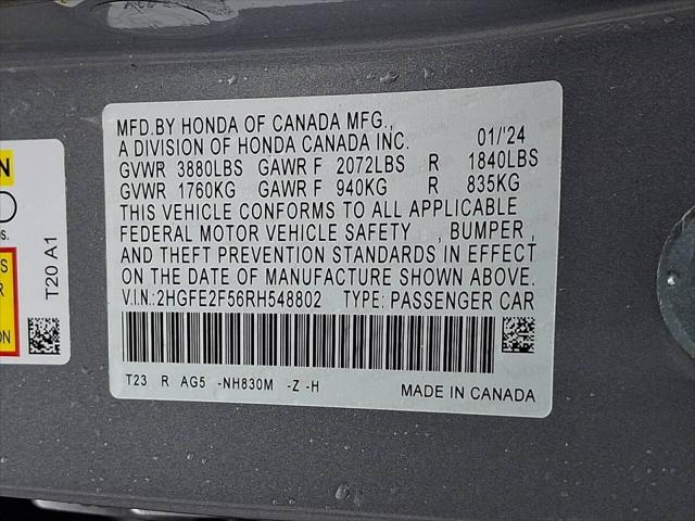 2024 Honda Civic Sport