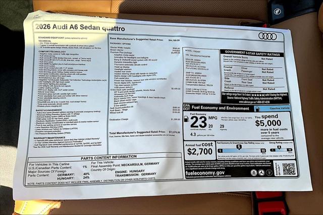 2026 Audi A6 3.0