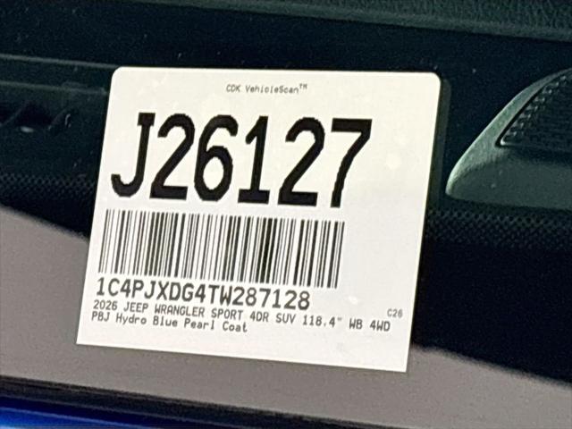 2026 Jeep Wrangler Sport