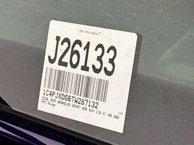 2026 Jeep Wrangler Sport