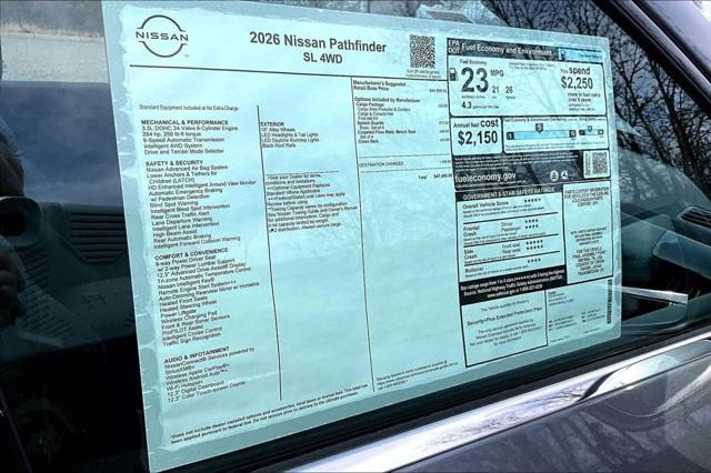2026 Nissan Pathfinder SL