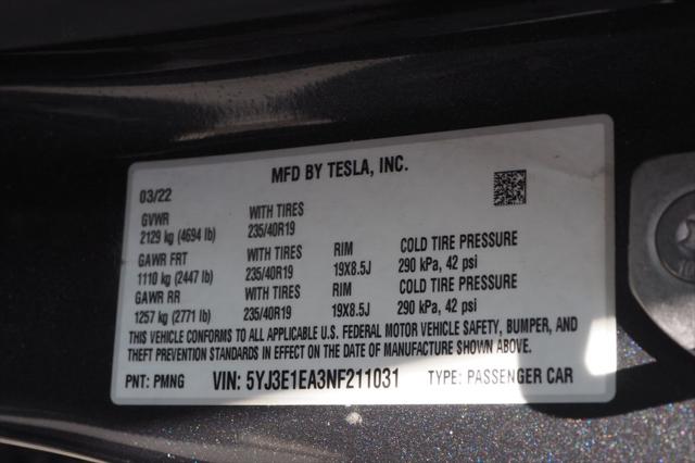2022 Tesla Model 3 Rear-Wheel Drive