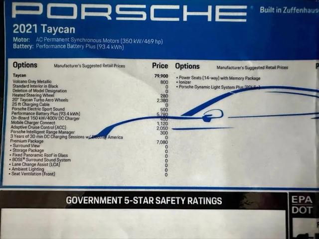 2021 Porsche Taycan Taycan
