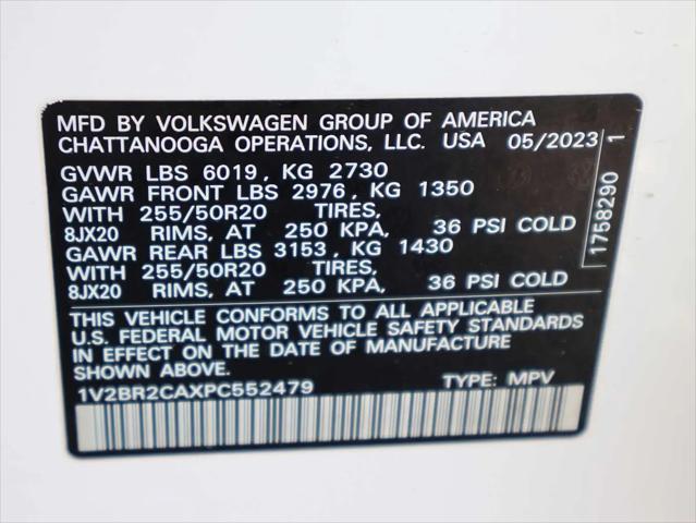 2023 Volkswagen Atlas 3.6L V6 SEL