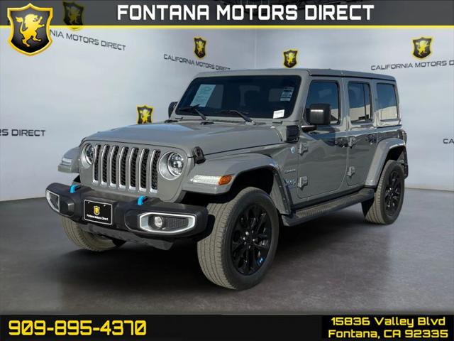 2023 Jeep Wrangler 4xe Sahara 4x4 for sale in Fontana, CA