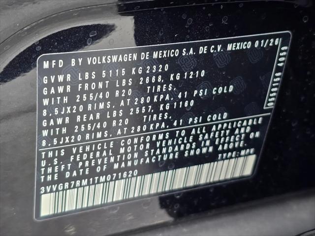 2026 Volkswagen Tiguan SE R-Line Black