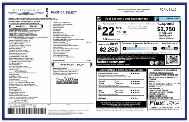 2026 Chrysler Pacifica Select