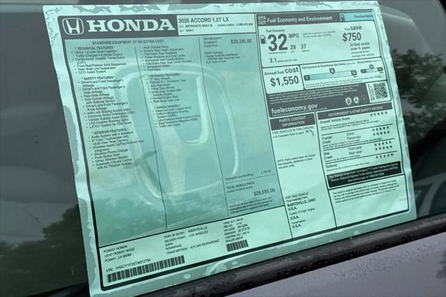 2026 Honda Accord Sedan LX