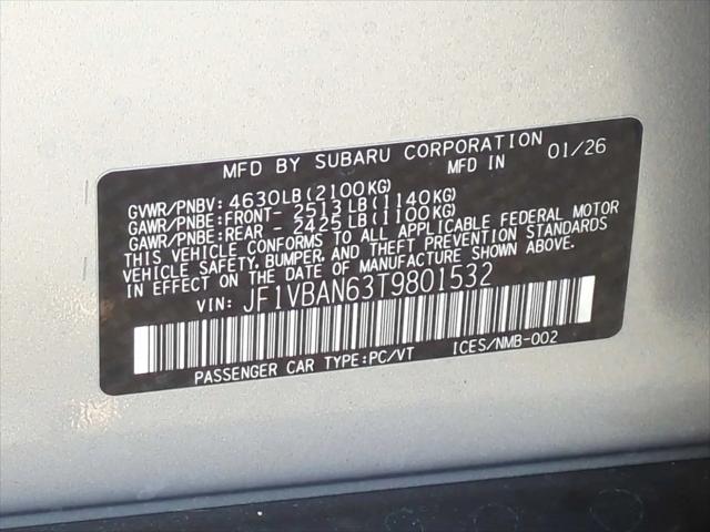 2026 Subaru WRX Limited