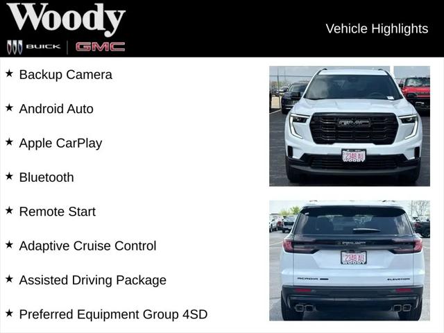 2026 GMC Acadia Elevation AWD