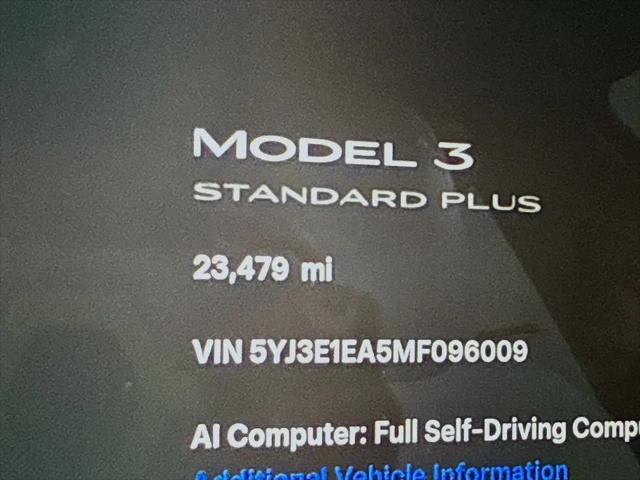 2021 Tesla Model 3 Standard Range Plus Rear-Wheel Drive