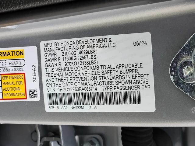 2024 Honda Accord Hybrid Sport