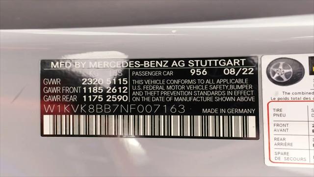 2022 Mercedes-Benz SL AMG SL 63 4MATIC