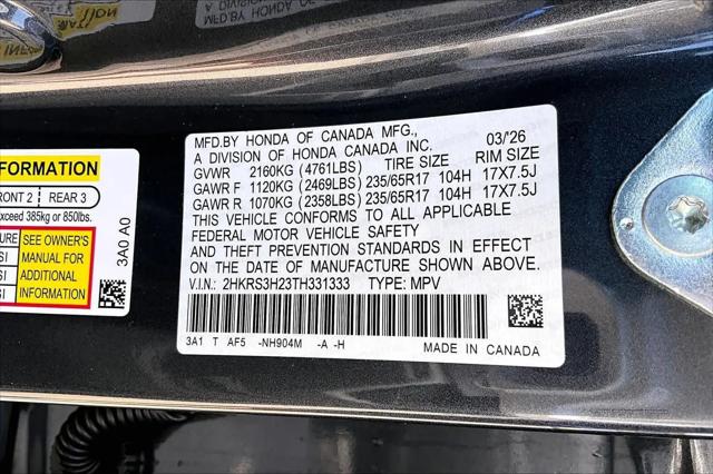2026 Honda CR-V LX 2WD