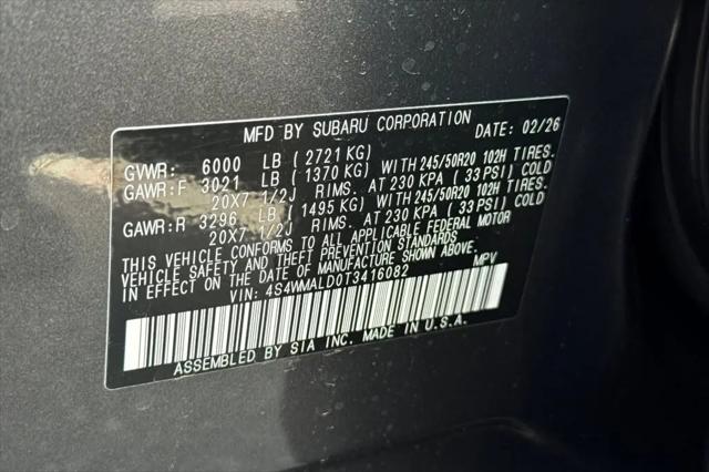2026 Subaru Ascent Onyx Edition Touring 7-Passenger