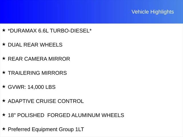 2026 Chevrolet Silverado 3500HD Crew Cab, Long Bed, LT Dual Rear Wheel, RWD