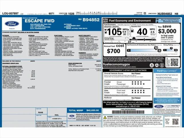 2022 Ford Escape SEL Plug-In Hybrid