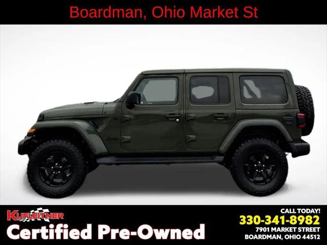 2021 Jeep Wrangler Sahara Altitude 4x4 for sale in Youngstown, OH