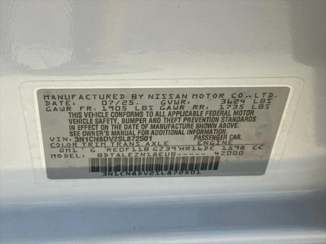 2025 Nissan Versa 1.6 S