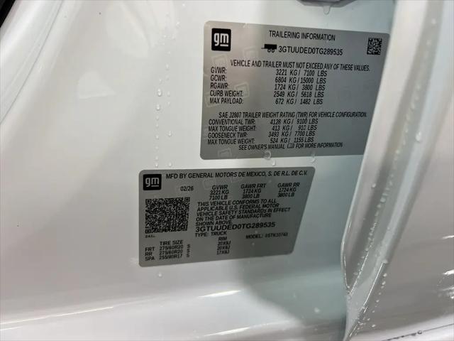 2026 GMC Sierra 1500 Crew Cab, Standard Bed, SLT, 4WD