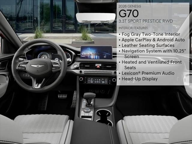2026 Genesis G70 3.3T RWD Sport Prestige